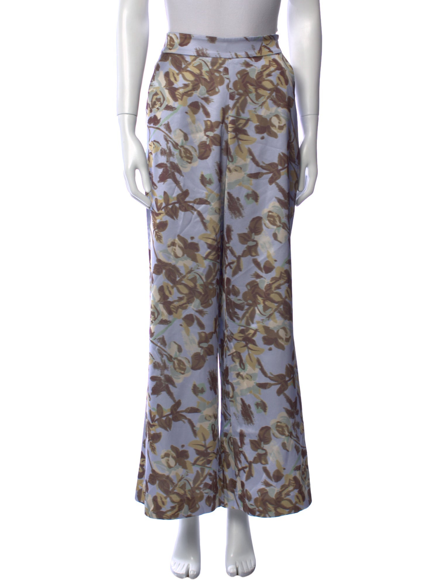 byTiMo Floral Print Wide Leg Pants