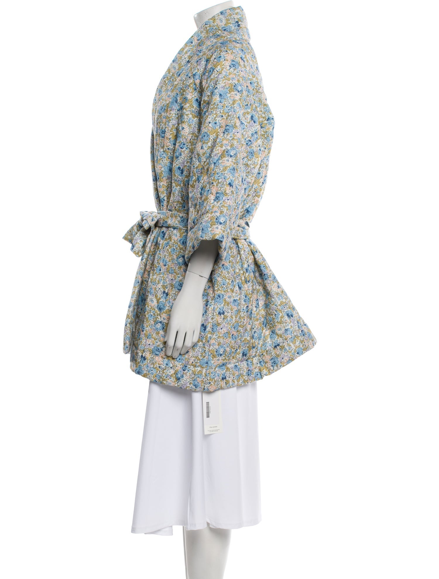 byTiMo Linen Floral Print Jacket