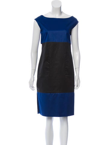 Barbara Tfank Dresses Colorblock Cocktail Dress S