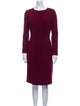 Barbara Tfank Bateau Neckline Knee-Length Dress