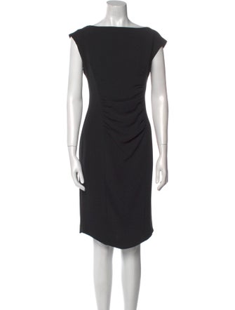 Barbara Tfank Bateau Neckline Knee-Length Dress