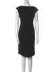 Barbara Tfank Bateau Neckline Knee-Length Dress