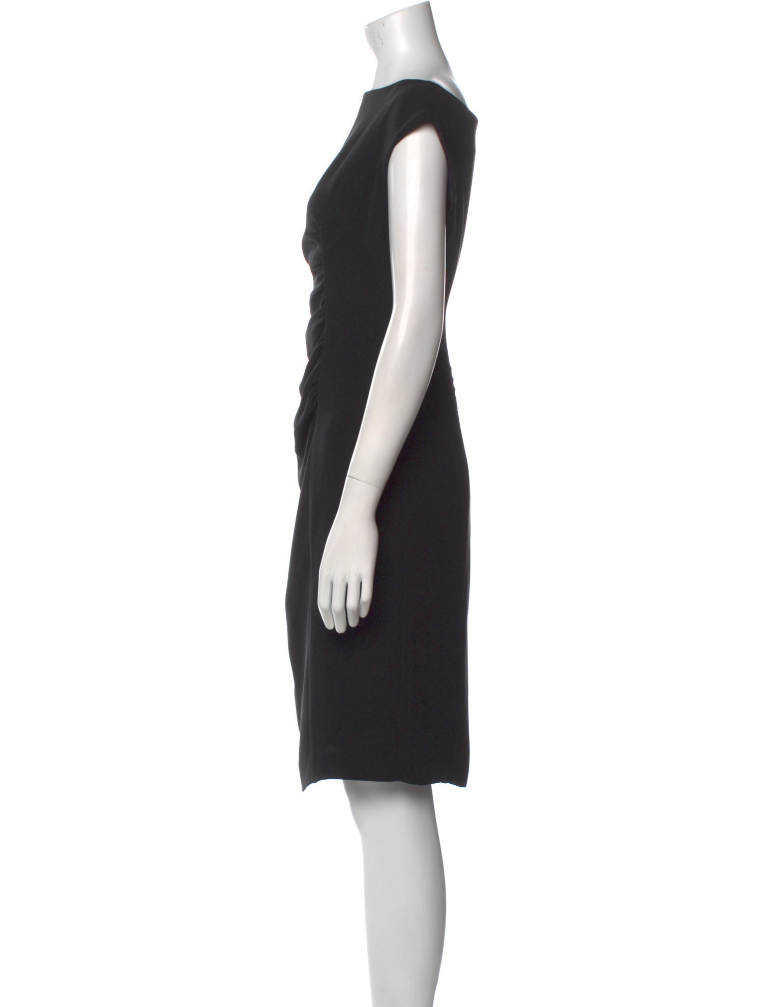 Barbara Tfank Bateau Neckline Knee-Length Dress