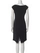 Barbara Tfank Bateau Neckline Knee-Length Dress
