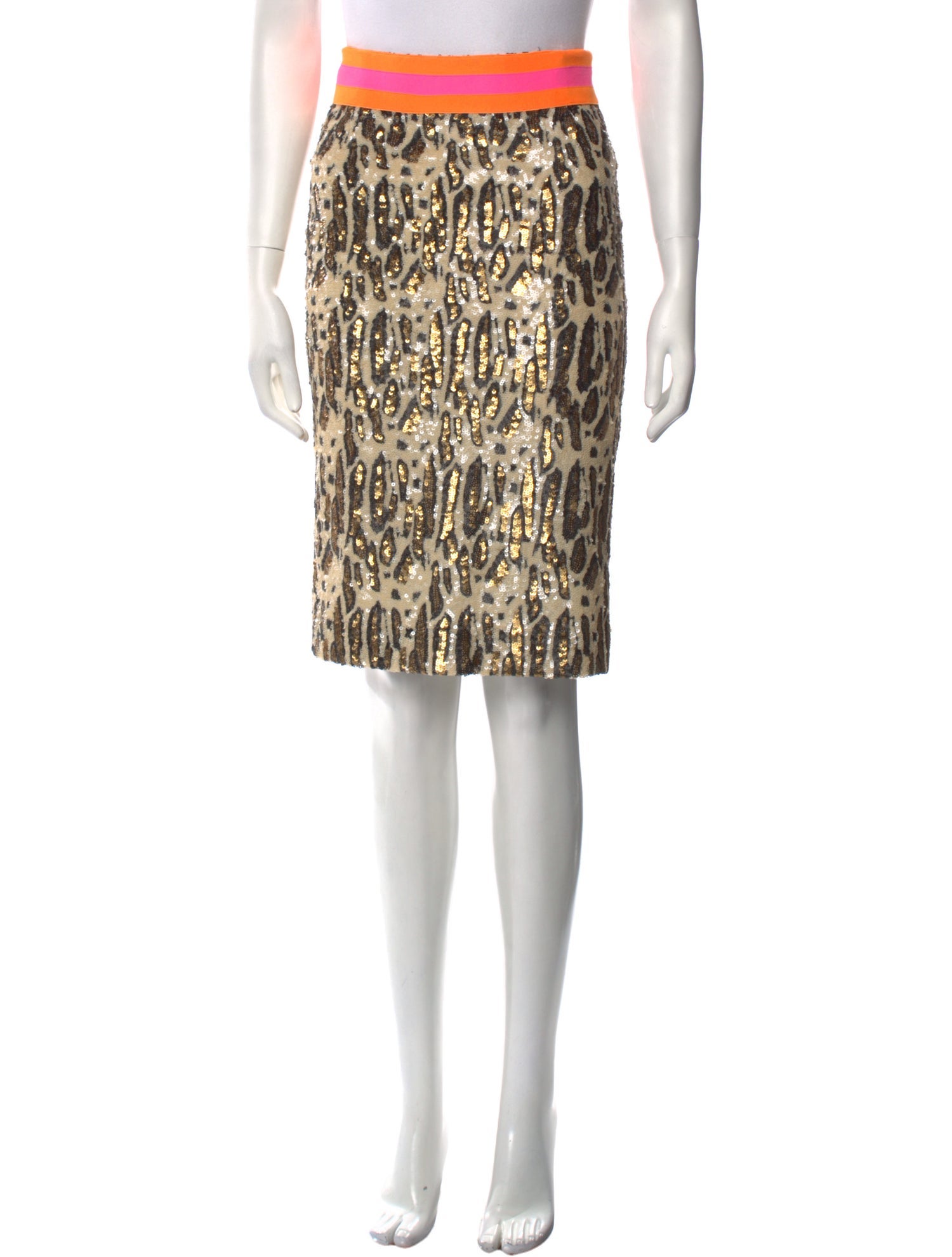 Bazar Deluxe Animal Print Knee-Length Skirt w/ Tags