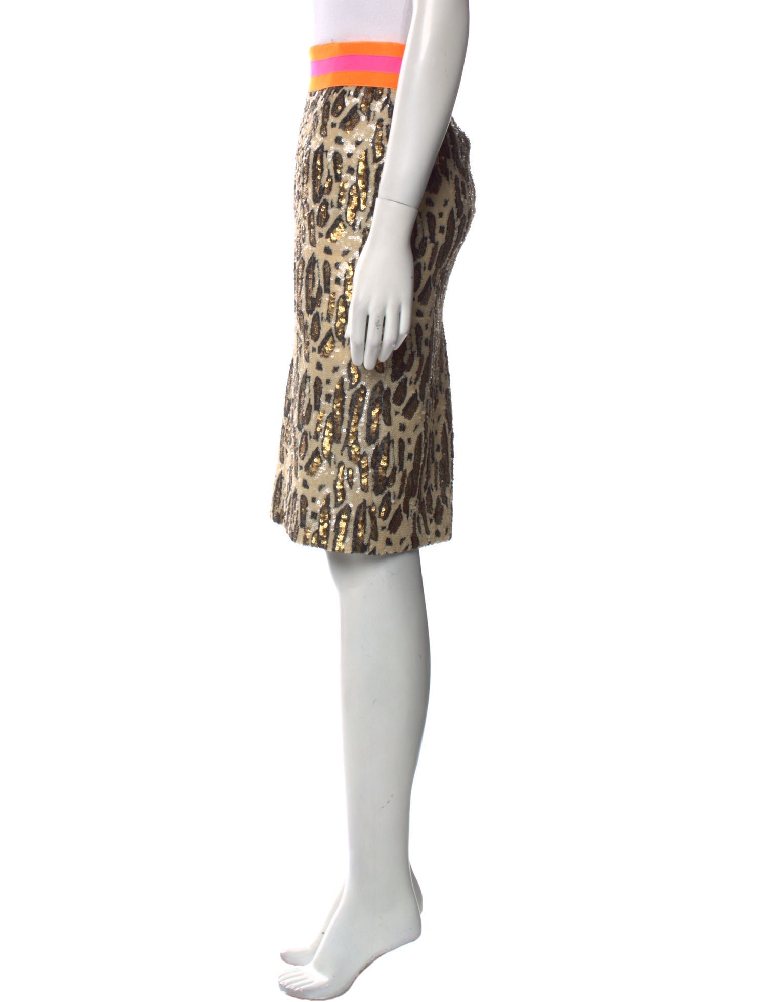 Bazar Deluxe Animal Print Knee-Length Skirt w/ Tags