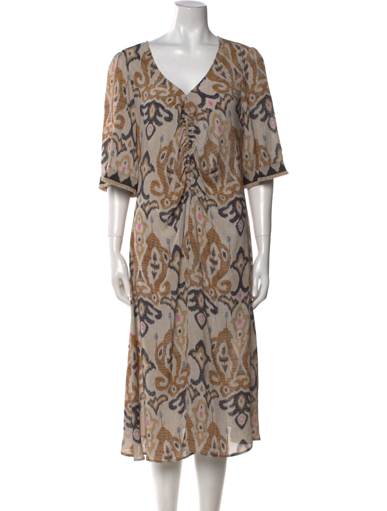 Bazar Deluxe Printed Midi Length Dress