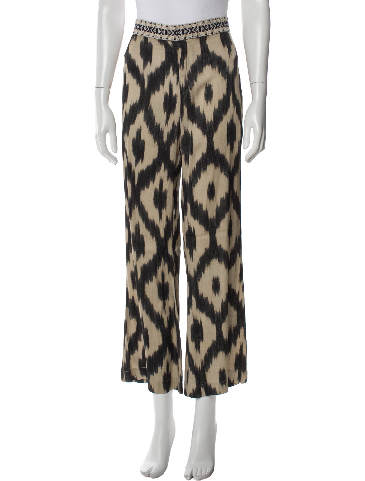 Bazar Deluxe Tie-Dye Print Wide Leg Pants