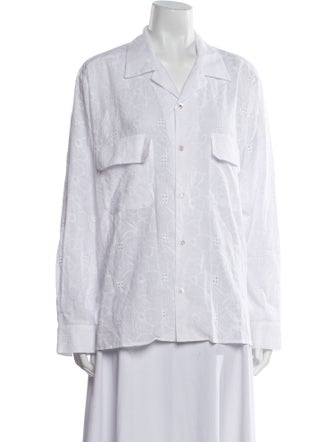 Bazilika Long Sleeve Button-Up Top