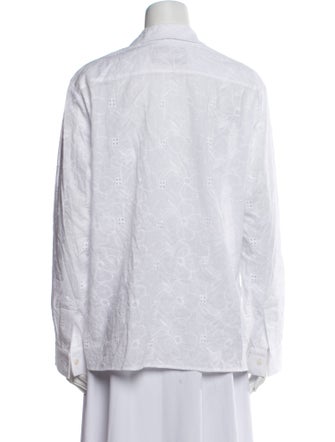 Bazilika Long Sleeve Button-Up Top