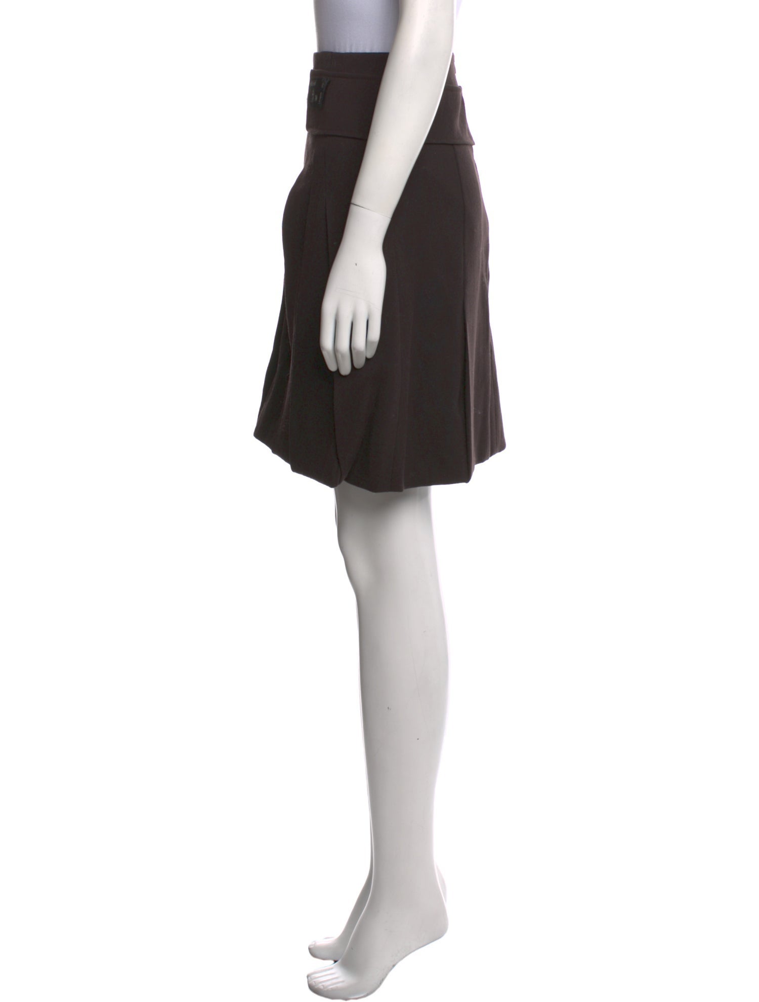 Cividini Wool Knee-Length Skirt