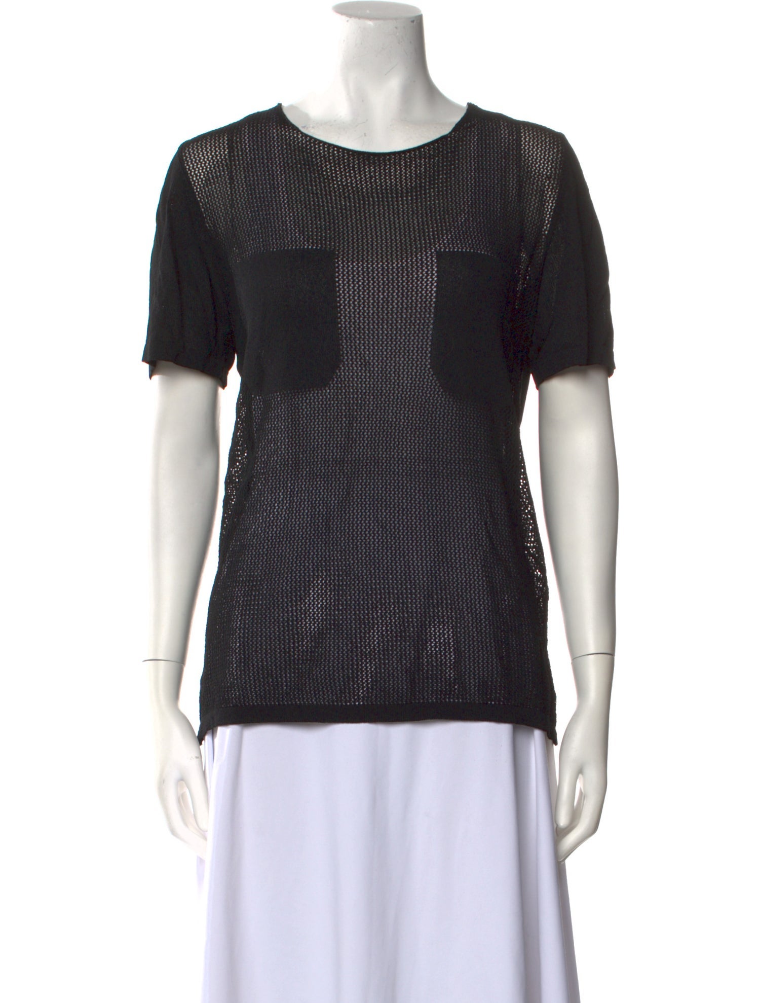 Cividini Crew Neck Short Sleeve Top