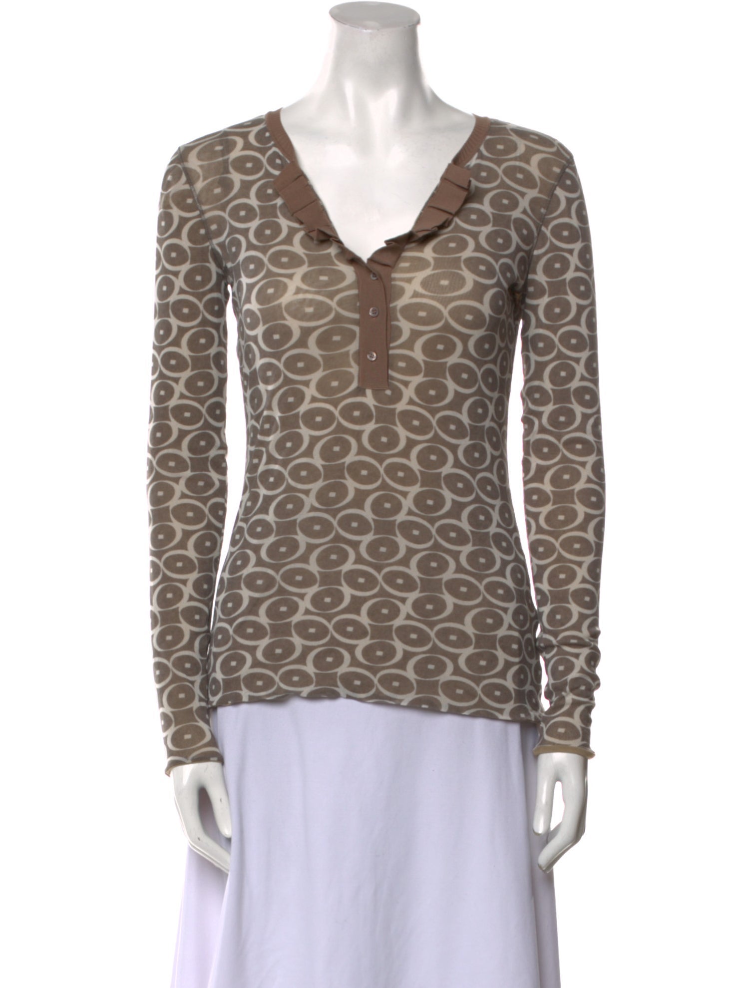 Cividini Nylon Printed Sweatshirt