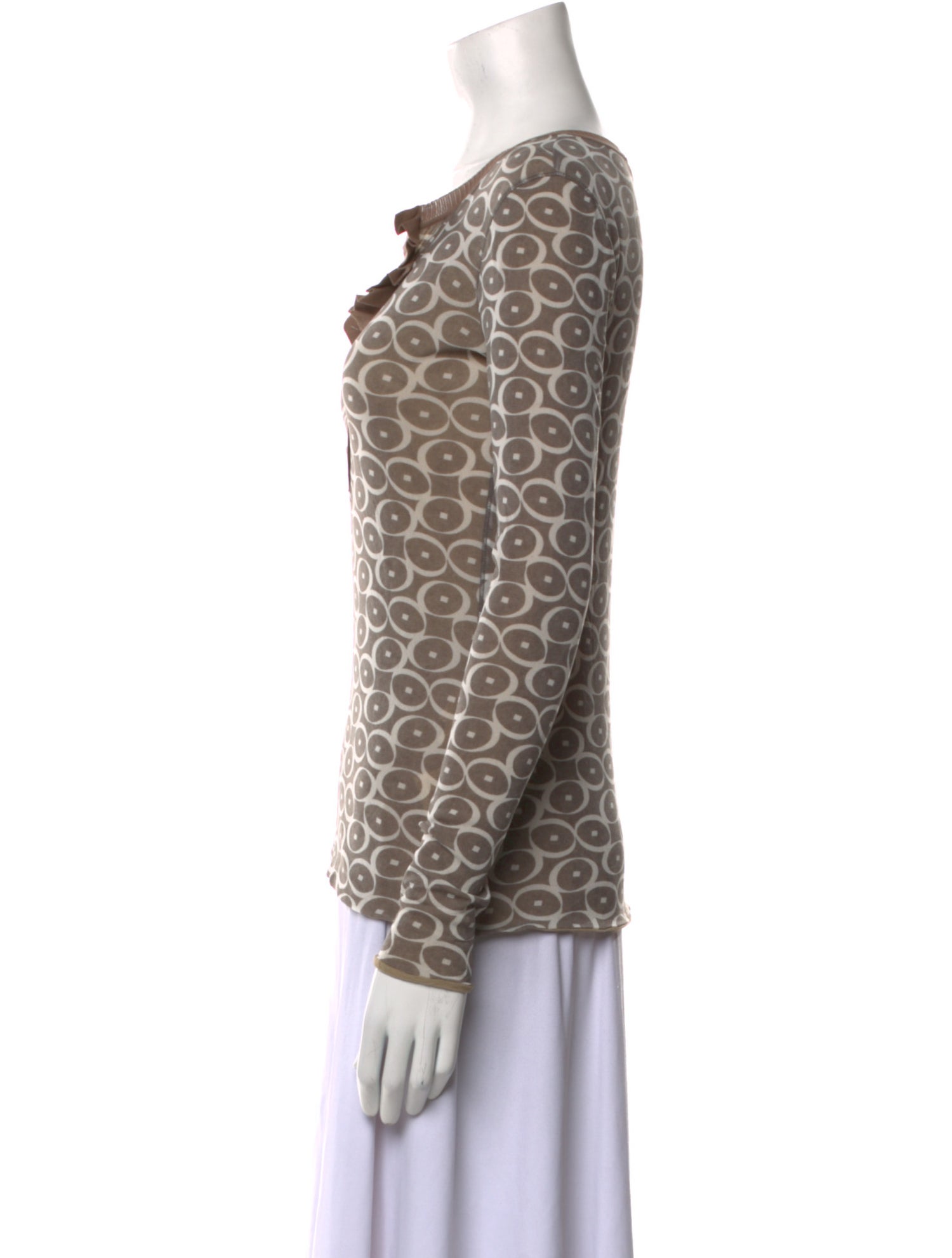 Cividini Nylon Printed Sweatshirt