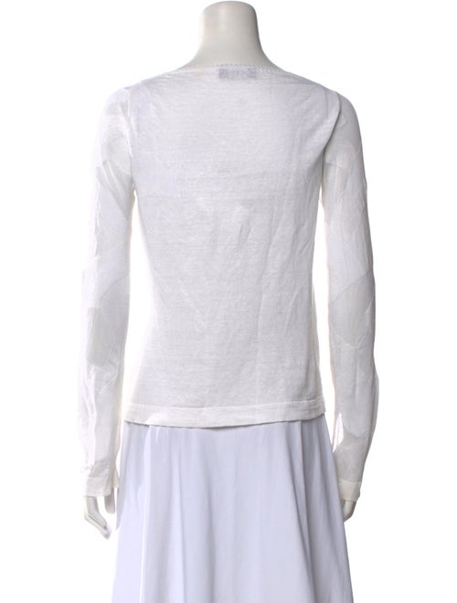 Cividini Linen Scoop Neck Sweater