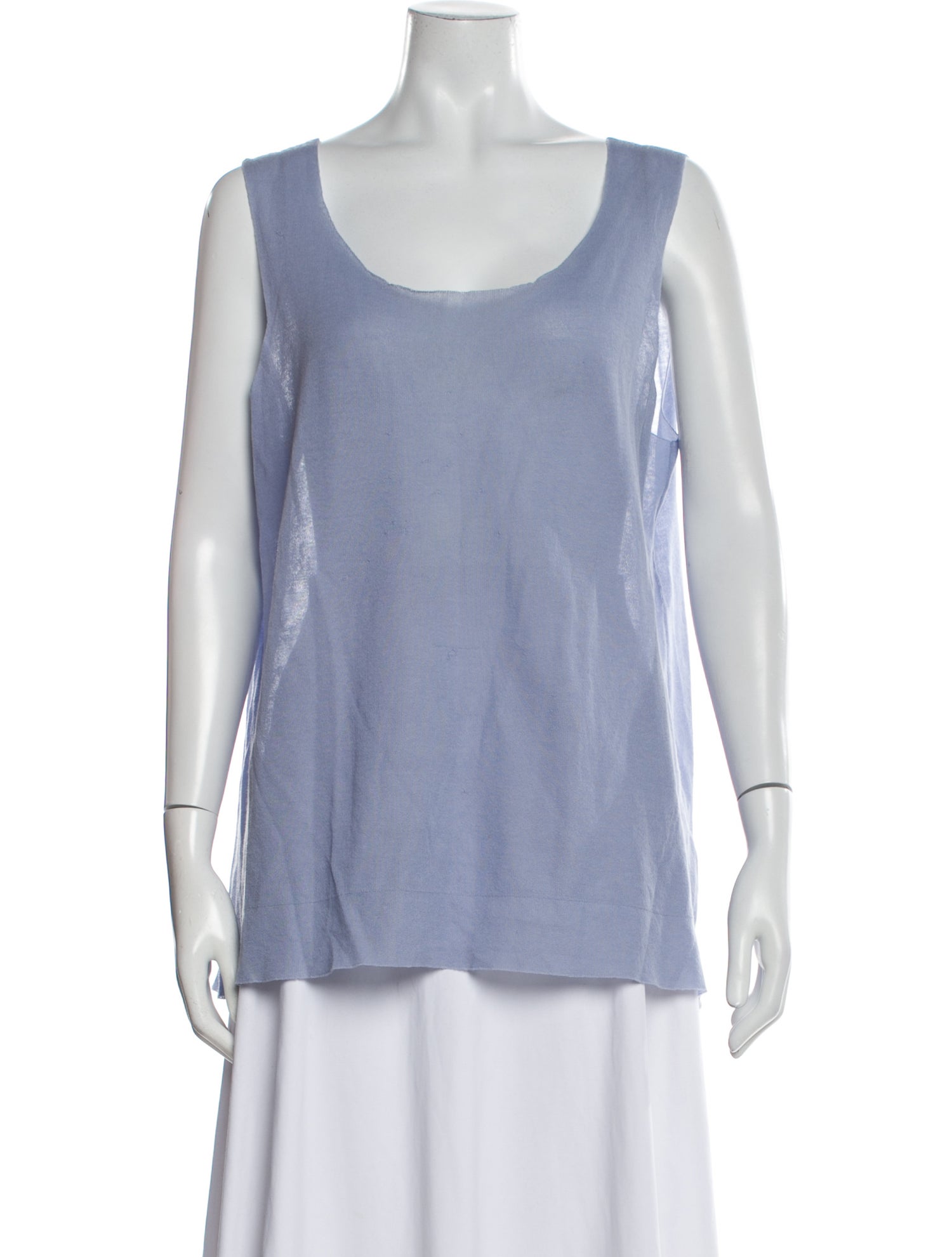 Cividini Scoop Neck Sleeveless Top