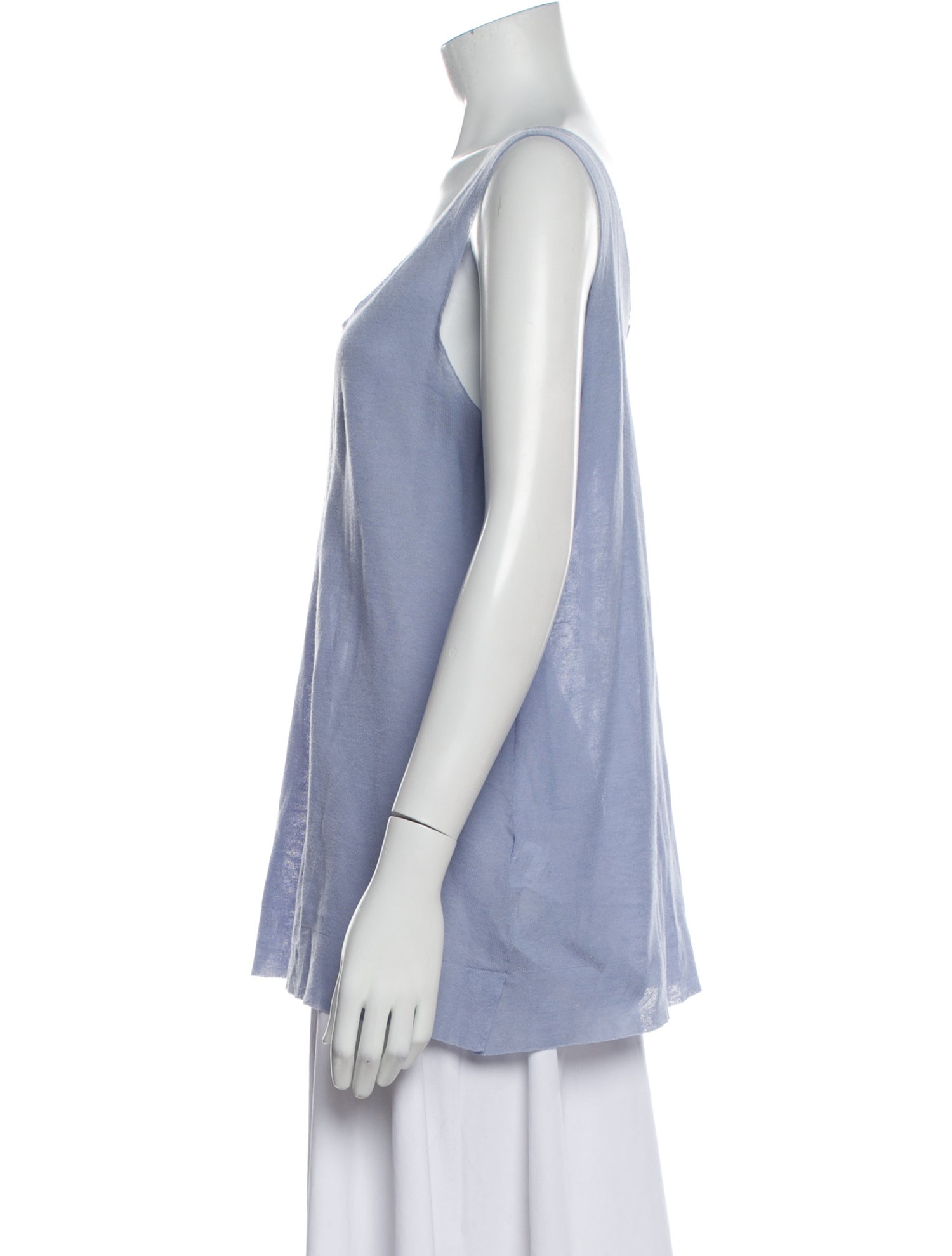 Cividini Scoop Neck Sleeveless Top
