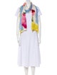 Cividini Silk Floral Print Scarf
