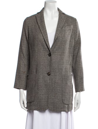 Cividini Cashmere Printed Blazer