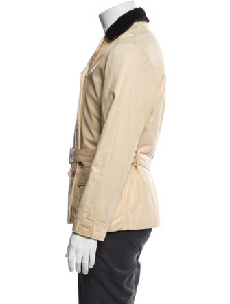 Cividini Leather Trench Coat