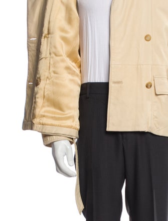 Cividini Leather Trench Coat