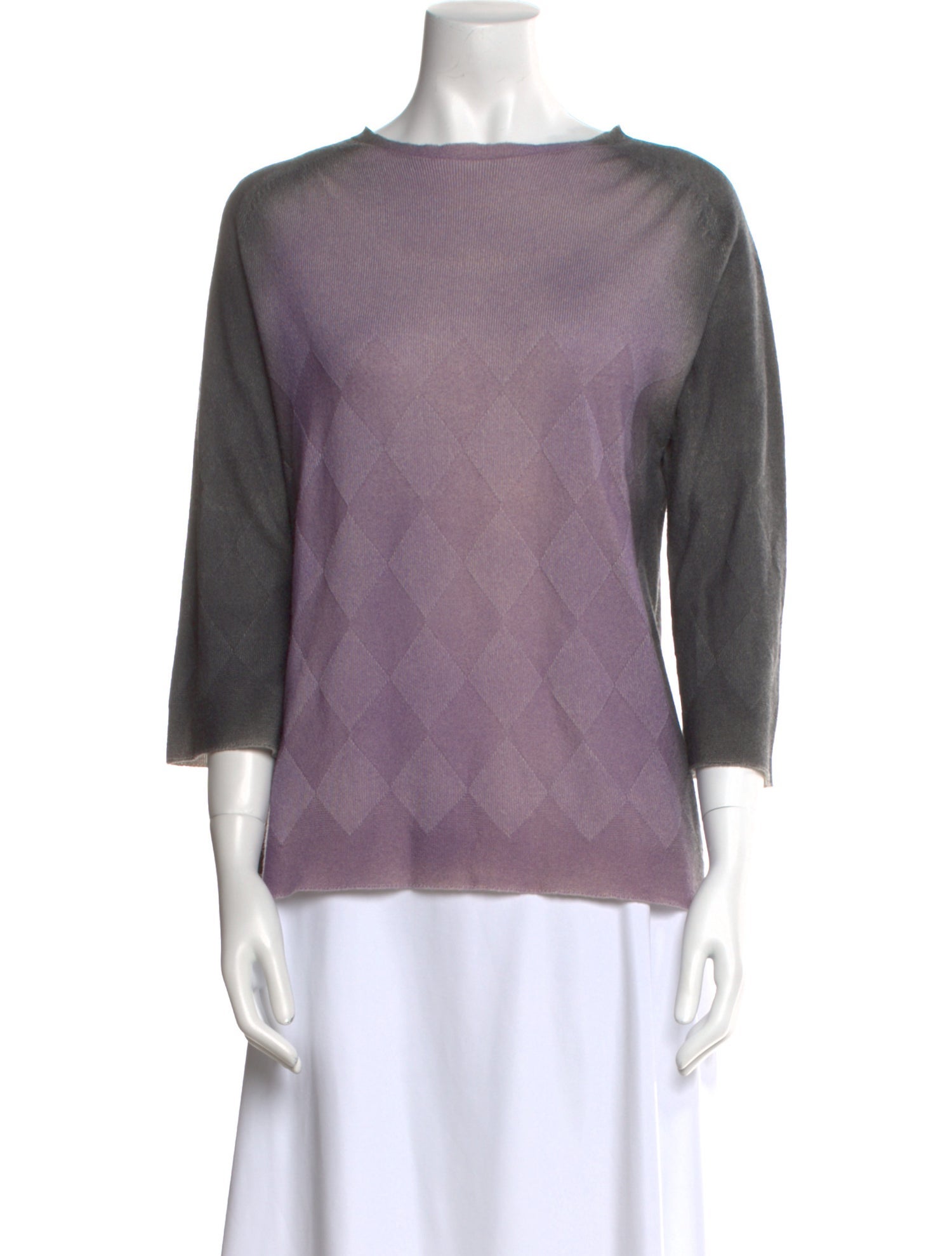 Cividini Cashmere Bateau Neckline Top