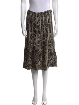 Cividini Printed Knee-Length Skirt