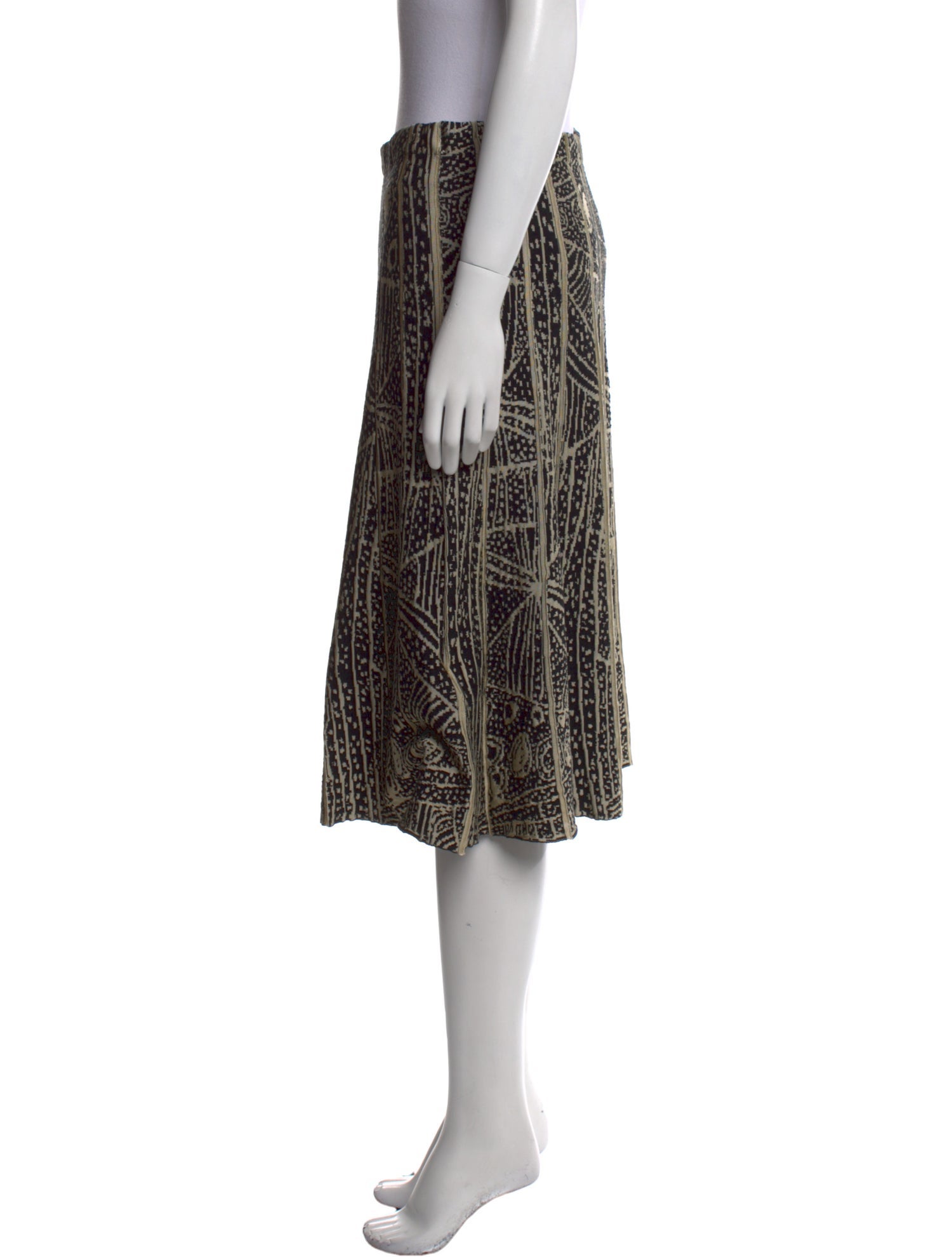 Cividini Printed Knee-Length Skirt