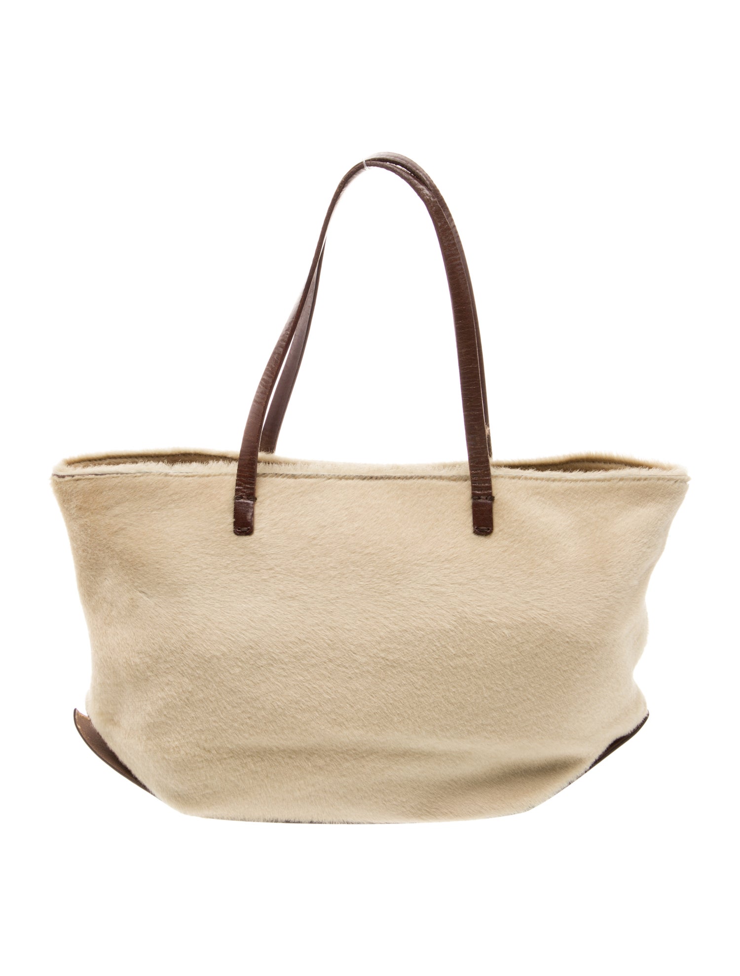 Cividini Fur Top Handle Bag