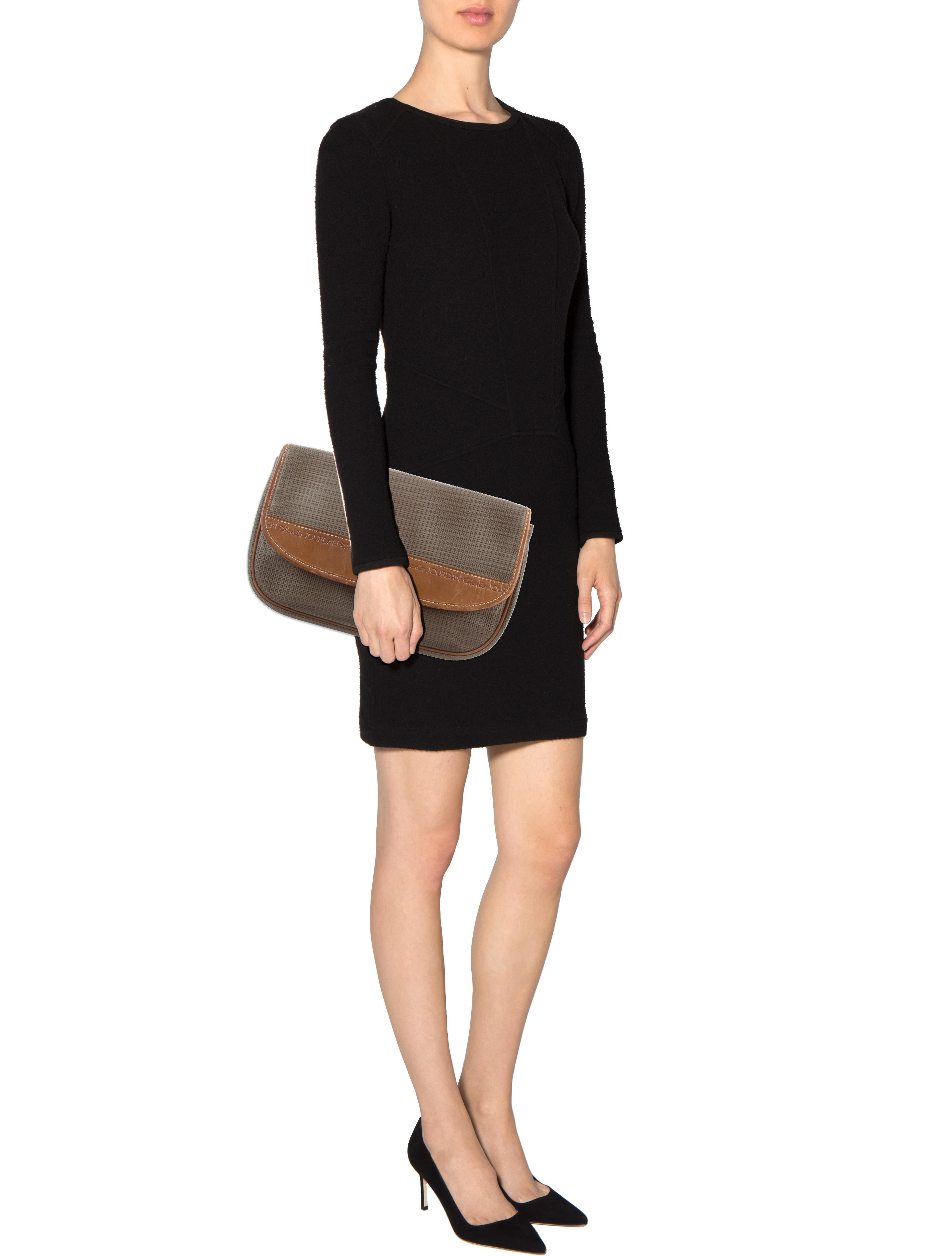 CHARLES JOURDAN【新品】 CHARLES JOURDAN Black & Tan Leather Tote Dalton Handbag – Sui
