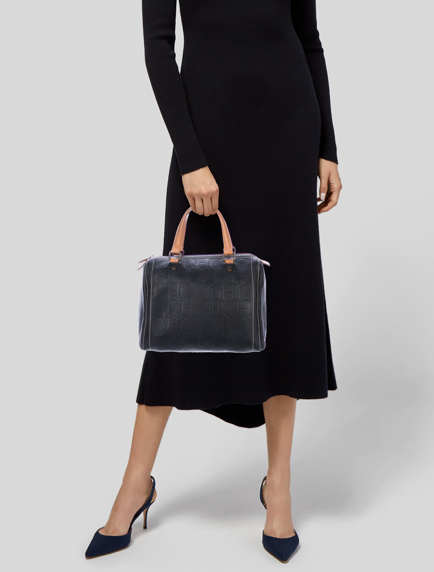 CH Carolina Herrera Andy Small Bowling Bag - Black Handle Bags, Handbags -  WC322018 | The RealReal