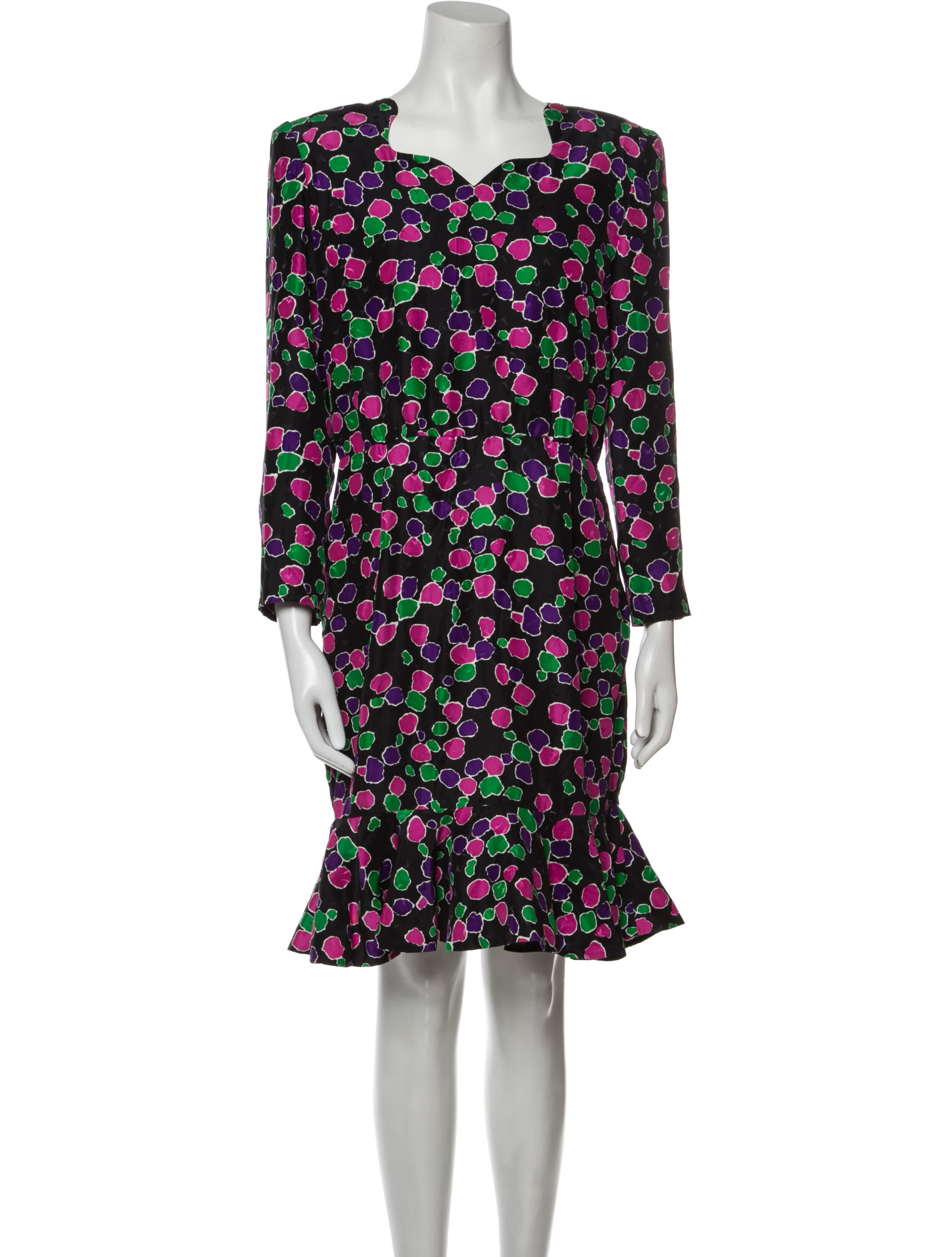 CH Carolina Herrera Vintage Knee-Length Dress