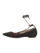 CH Carolina Herrera Suede Ballet Flats