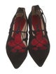 CH Carolina Herrera Suede Ballet Flats
