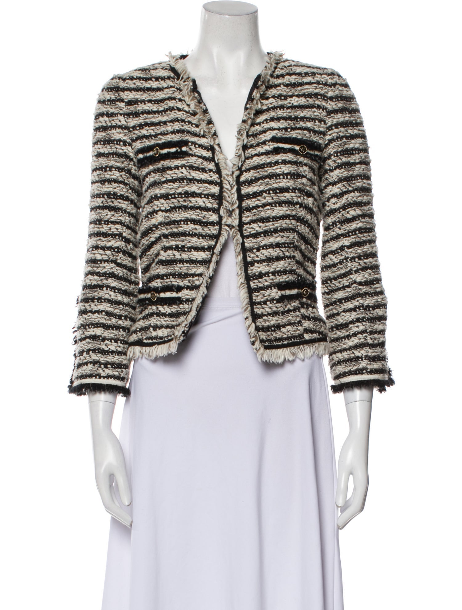 CH Carolina Herrera Striped Evening Jacket