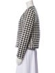 CH Carolina Herrera Houndstooth Print Down Jacket