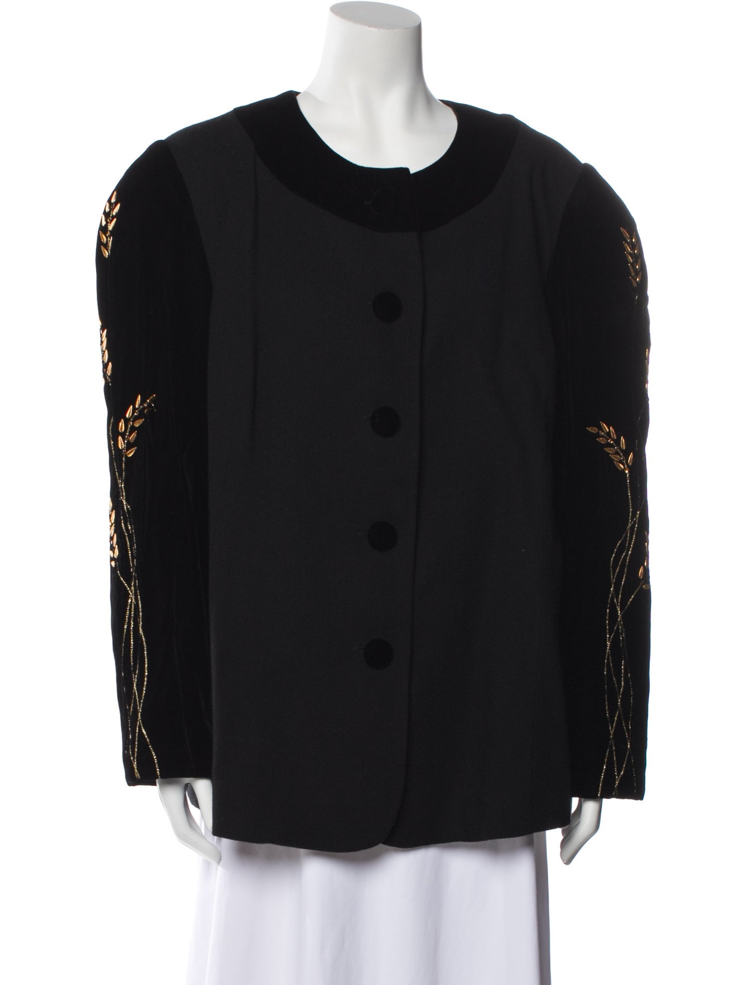 CH Carolina Herrera Wool Evening Jacket
