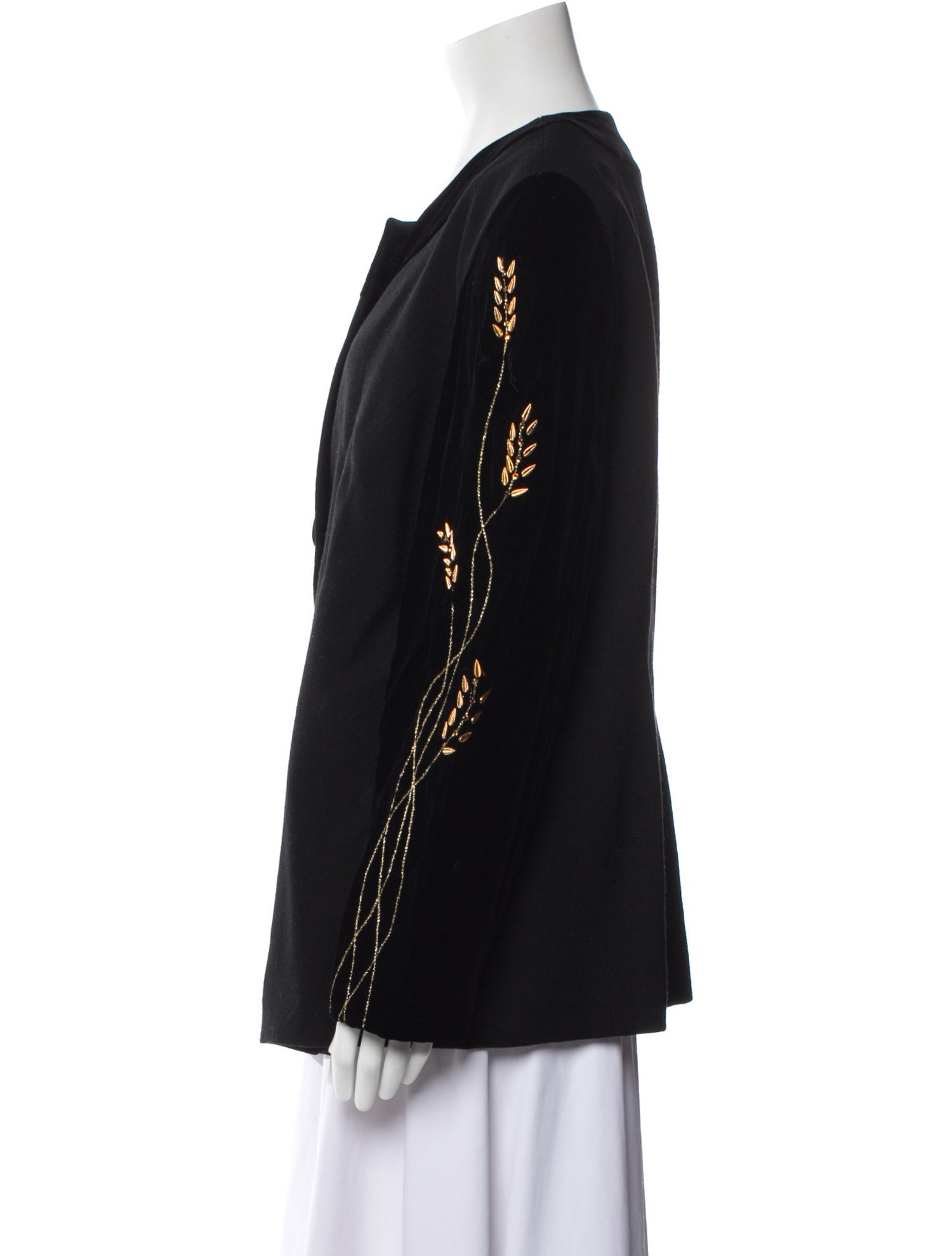 CH Carolina Herrera Wool Evening Jacket