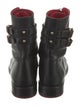 CH Carolina Herrera Leather Combat Boots
