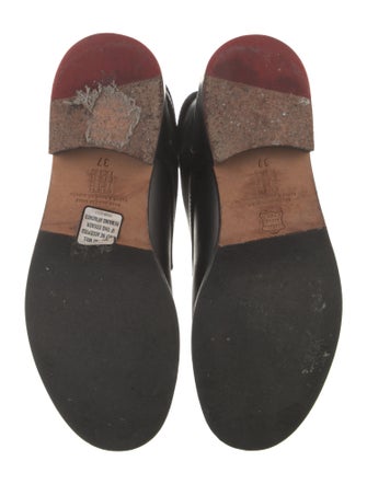 CH Carolina Herrera Leather Combat Boots