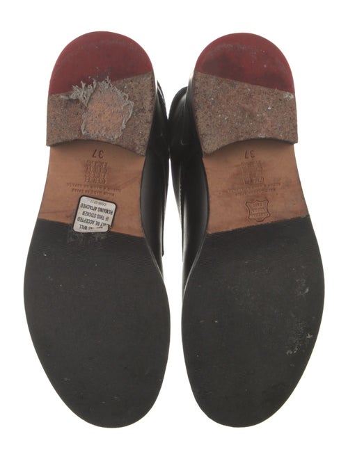 CH Carolina Herrera Leather Combat Boots