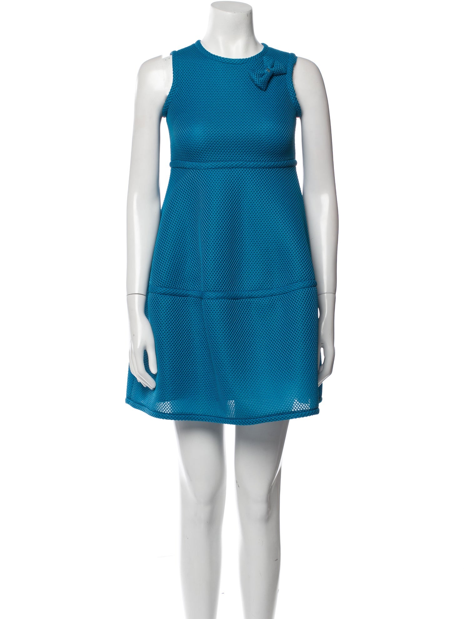 CH Carolina Herrera Crew Neck Mini Dress
