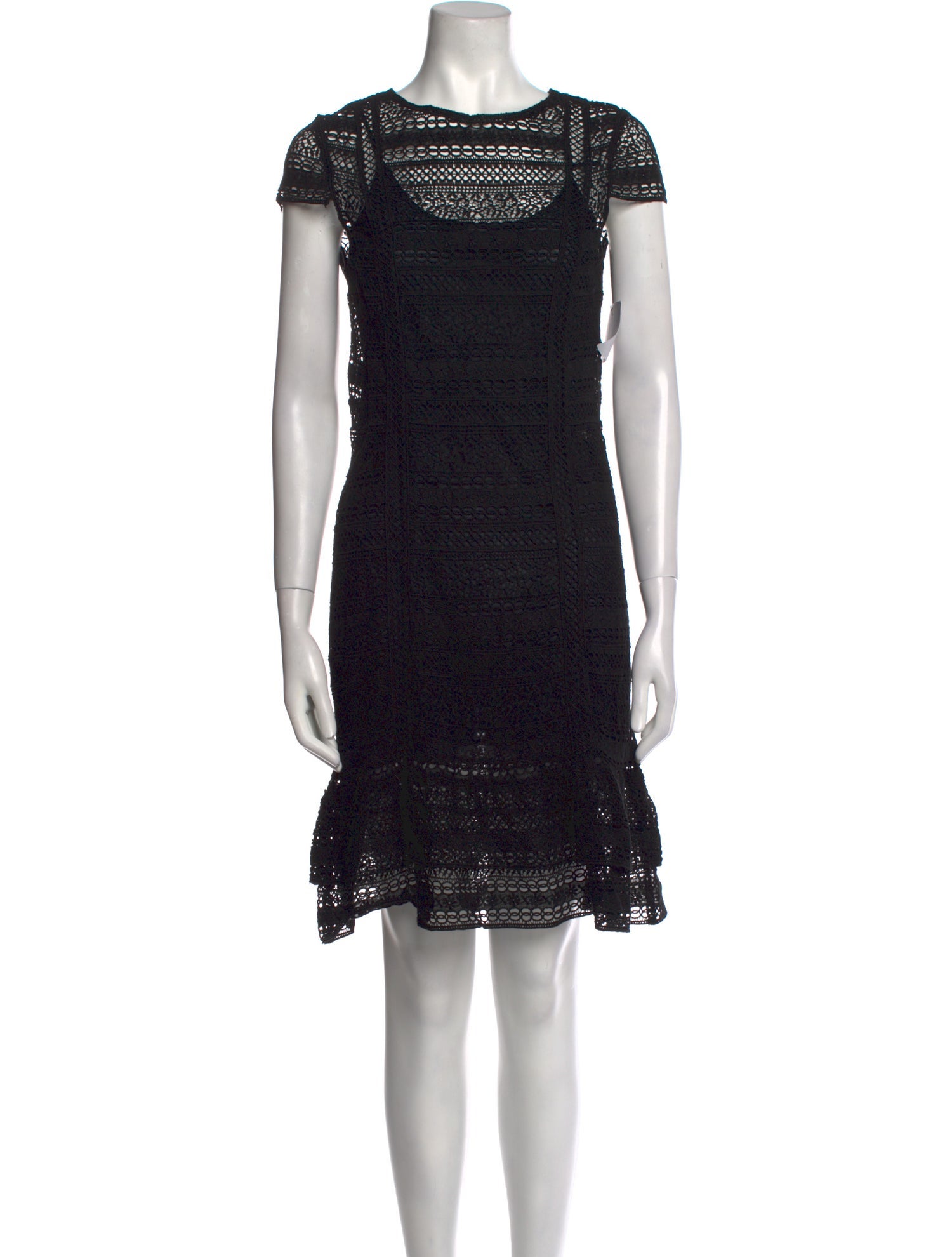 CH Carolina Herrera Lace Pattern Mini Dress
