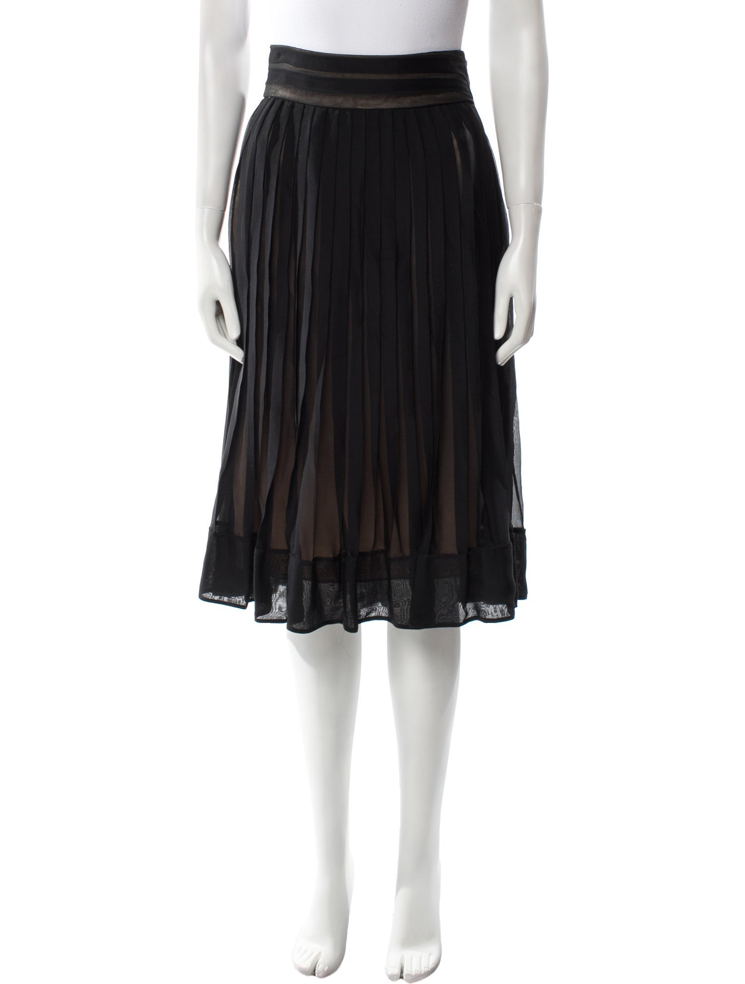 CH Carolina Herrera Silk Mini Skirt