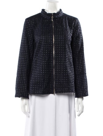 CH Carolina Herrera Tweed Pattern Evening Jacket