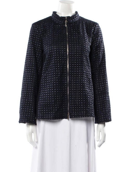 CH Carolina Herrera Tweed Pattern Evening Jacket