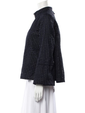 CH Carolina Herrera Tweed Pattern Evening Jacket