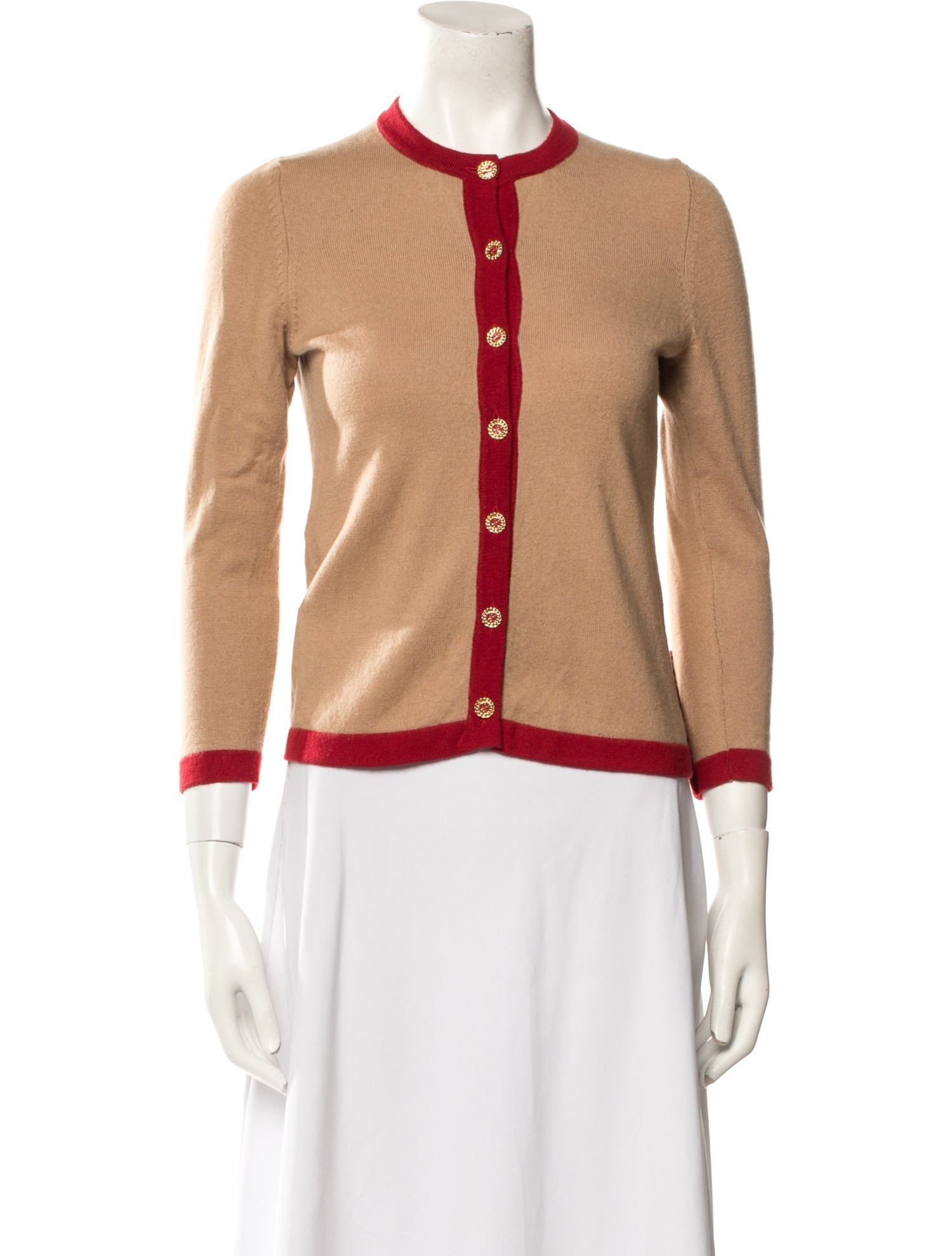 CH Carolina Herrera Wool Crew Neck Sweater