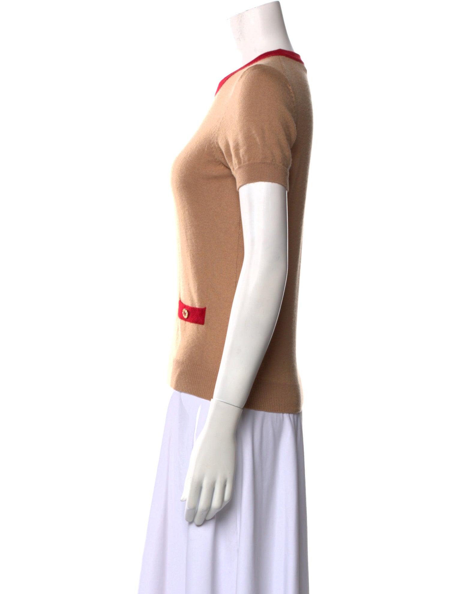 CH Carolina Herrera Wool Crew Neck T-Shirt