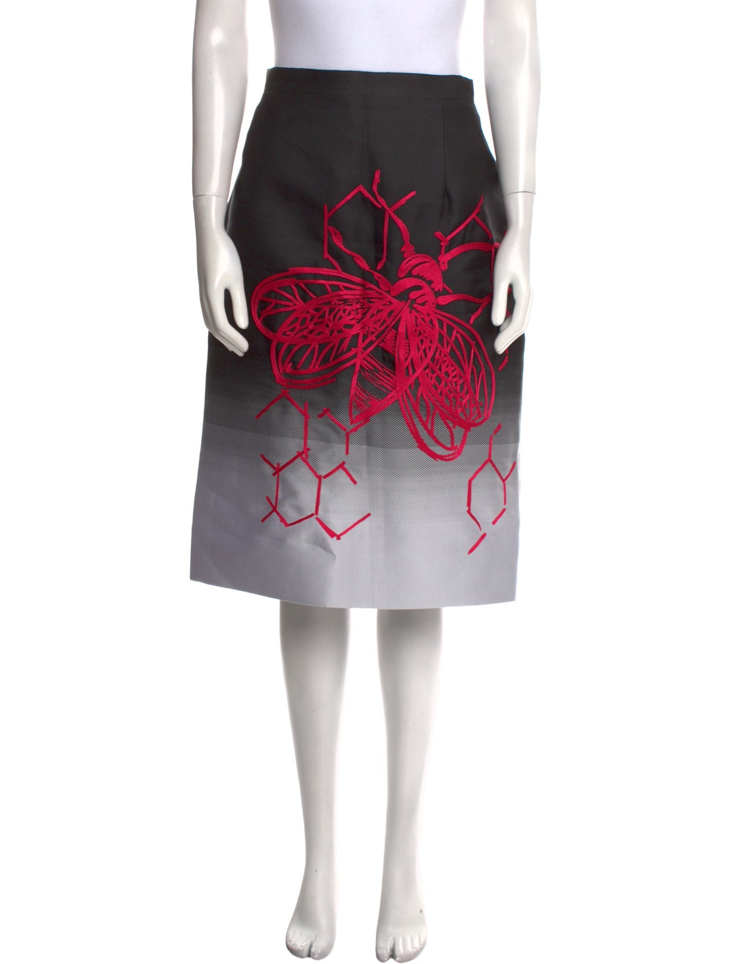 CH Carolina Herrera Printed Knee-Length Skirt